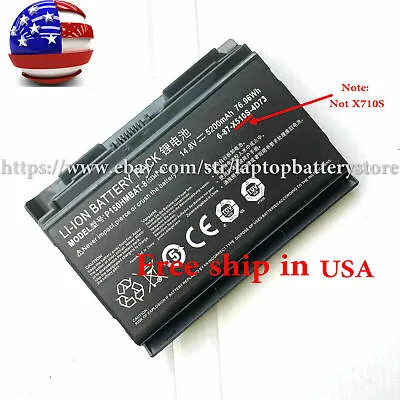 P150HMBAT-8 X510S Battery For CLEVO P150SM P170SM P151S Sager NP8268 NP8150 P150 • $59.99
