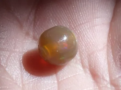 1.73 Ct. Round Cut Mexican Cantera Fire Opal Bead. • $85