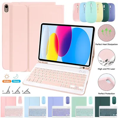 Bluetooth Keyboard Case With Mouse For IPad 7/8/9th Gen 10.2  Air 3/4/5 Pro 11  • £12.99