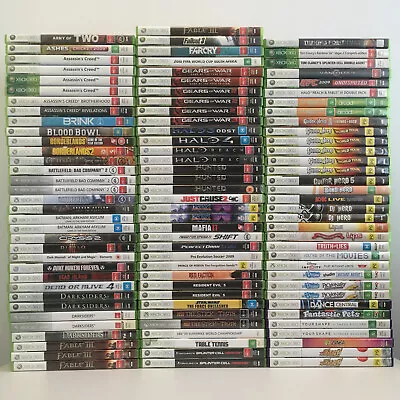 Bulk Lot Of 103 Microsoft Xbox 360 Games | All Tested & Working | Aussie Seller • $499