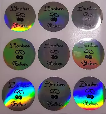 48pcs 30mm Round Laser Personalised Name Stickers Name Labels Waterproof • $5.99