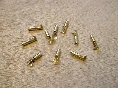 Lambretta  Brass Bullet Conectors  Pack Of 10  - Brand New • £2