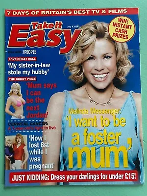 TAKE IT EASY Mag 4-July-2005 MELINDA MESSENGER Page 3 Girl Cherry Dee Frampton • £14.99