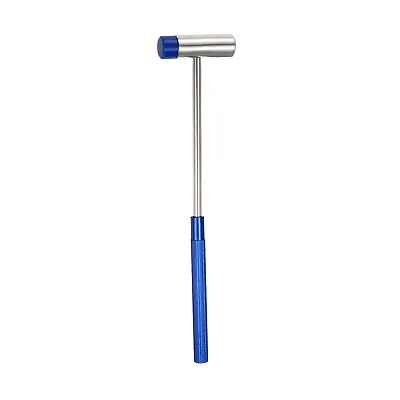 Double Face Plastic Metal Hammer 7  Round Mallet With Soft/Hard Tips Blue • $7.60