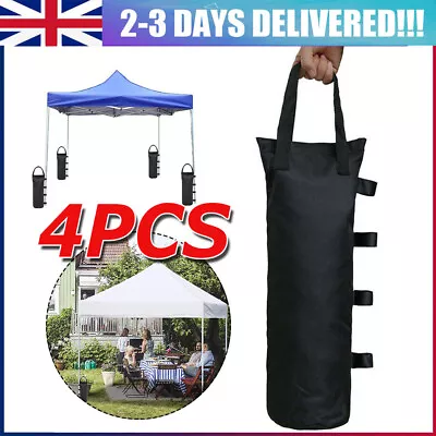 Gazebo Sand Bags Weights 4x Heavy Duty Feet Leg Pole Anchor Tent Marquee Sandbag • £13.89