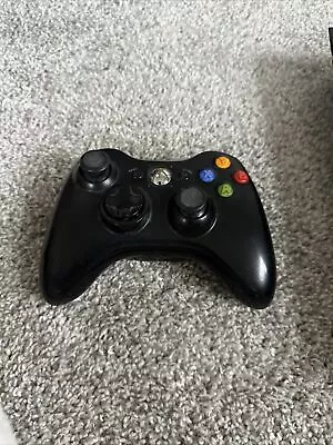 Official Microsoft Xbox 360 Black Wireless Controller! ~ Works Great! Authentic! • $5