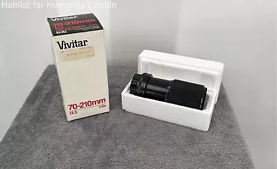 Vintage Vivitar 70-210mm F4.5 Macro 1:4x Lens For Nikon N/AI • $24.64