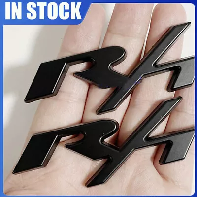 2X OEM For RT Emblems Side Fender R/T All Black Nameplate Badge New Stickers • $12.99