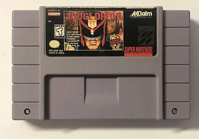 Judge Dredd - (Nintendo SNES 1995) Excellent!!! • $9.99