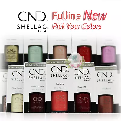 CND Shellac UV Gel Polish 0.25 Oz - Fulline Part 2 *Pick Any* • $13.99