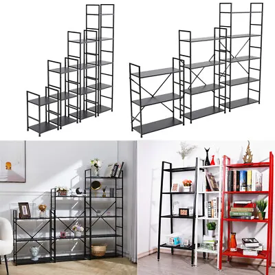 Tiered Utility Metal Stoarge Shelving Unit Ladder Book Shelf Display Rack Stand • £25.95
