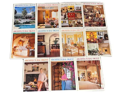 Vintage 1999 Architectural Digest Magazine Lot 11 Includes 100 Years Of Design • $54