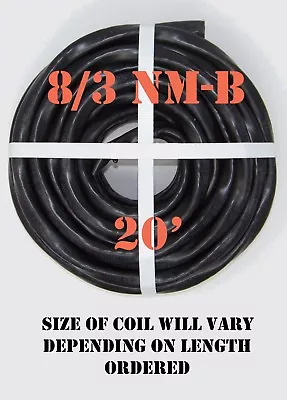 8/3 NM-B X 20' Southwire  Romex®  Electrical Cable • $53.28