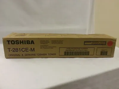 Toshiba Ink Cartridge--t 281 Ce-m--colour Magenta--new Un-opened • £7.99