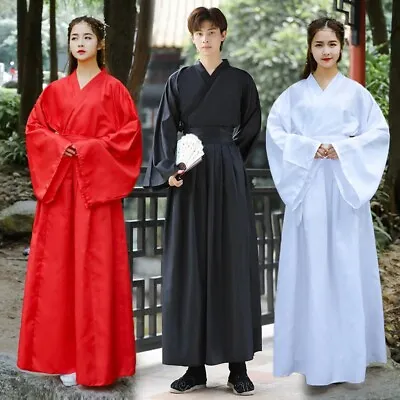 Unisex Hanfu Suit Inner Wear For Women Men Inside The Dress Tops Skirt Long • $39.89