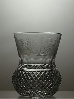 £79.99 • Buy Edinburgh Crystal  Thistle  Cut Whisky Glass Tumbler 3 1/4 - 43A