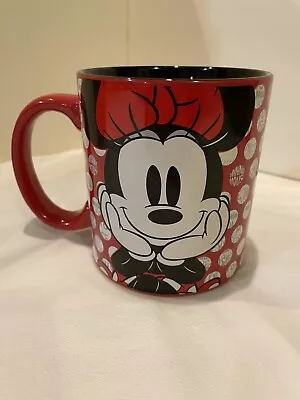 Minnie Mouse 20 Oz Ceramic Coffee Disney Tea Mug Cup Red/Black Collectible Large • $10