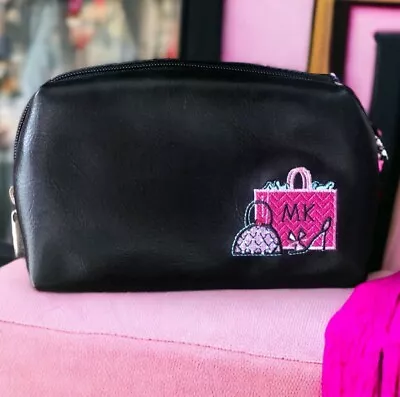 NEW Mary Kay Black & Pink Cosmetic Makeup Pouch Bag • $13
