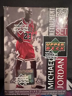 1999 Upper Deck Michael Jordan Retirement Factory Sealed Complete Set - 23 Cards • $75