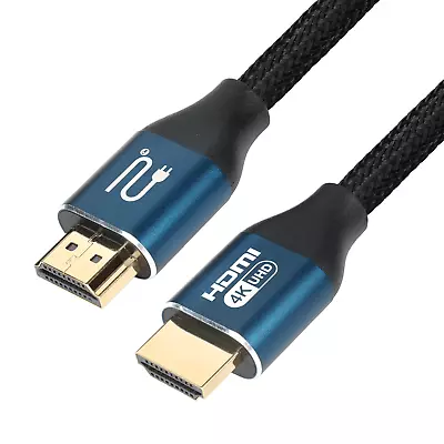 £7.99 • Buy Premium 4k Hdmi Cable 2.0 High Speed Gold Plated Braided Lead 2160p 3d Hdtv Uhd