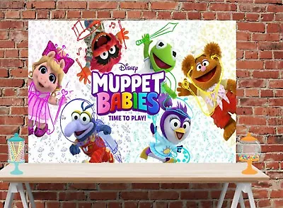 3x6 Muppet Babies Vinyl Birthday Banner • $53