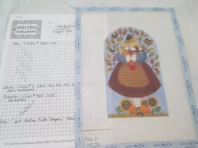 $118.75 • Buy Pilgrim Girl-melissa Shirley-handpainted Needlepoint Canvas-stitch Guide