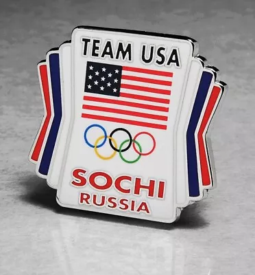 Team Usa Usoc 2014 Sochi Russia Olympic Games Pin 2026 Milan-cortina  Trader • $5.95