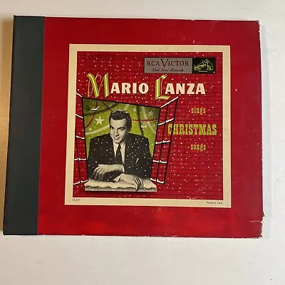 10  78 RPM Set (4) Mario Lanza Sings Christmas Songs - RCA Victor PM 1649 • $15