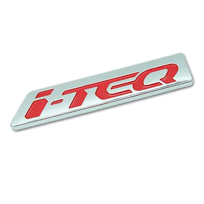 $13.24 • Buy Logo Emblem Decal  I-TEQ Trim Chrome Red For Isuzu Holden D-Max 2003 2011