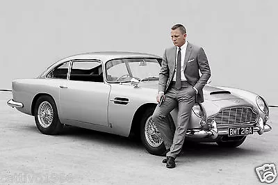 Skyfall James Bond Daniel Craig Aston Martin 007 Photo • £5.99