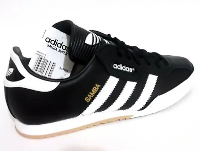 £54.99 • Buy Adidas Samba Super Mens Shoes Trainers Uk Size 7 To 12  019099  Black Leather