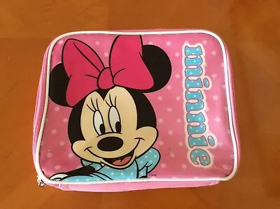 DISNEY ...Minnie Mouse .. Insulated Lunch Bag Girls Pink Bag ...NEW...£9.99 • £9.99