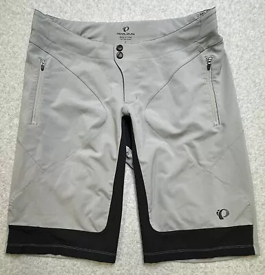 PEARL IZUMI Men’s Bike Cycling Shorts Gray MTB Size Large • $19.99