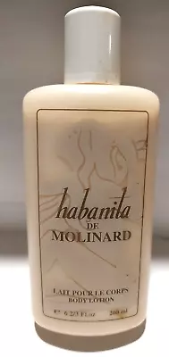 Habanita De Molinard Perfumed Body Lotion 6.7 Oz / 200 Ml Vintage 90's Pouch • $43