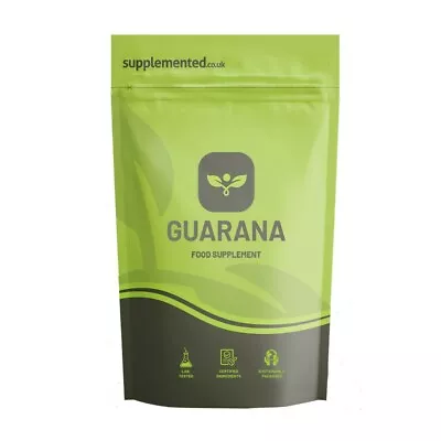 Guarana Extract 2000mg 180 Capsules Weight Loss Caffeine Fatigue Energy • £9.99