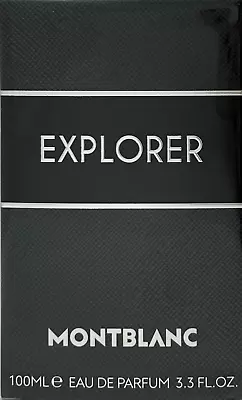 MONT BLANC EXPLORER Eau De Parfum Spray FOR MEN 3.3 Oz / 100 Ml BRAND NEW IN BOX • $54.99