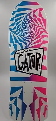 2021 Vision Reissue 1986  Gator 2  Pro Model Skateboard White Dip Mark Gonzales • $119.99