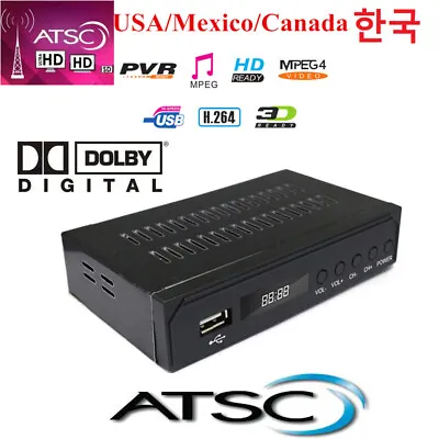 Atsc-t Terrestrial Digital TV Receiver Atsc Converter Box Decoder Tuner • $25.90