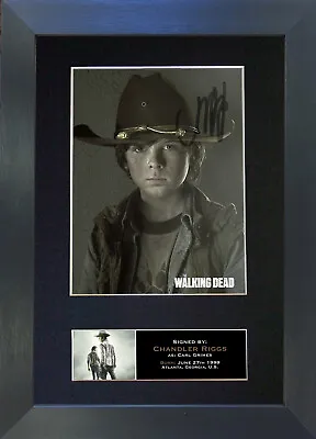 CARL GRIMES The Walking Dead Signed Autograph Mounted Photo Repro A4 Print 634 • £10.99