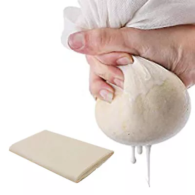 Cheese Cloth Strainer 100% Cotton Muslin Jam Jelly Preserving Straining Cloth • $8.39