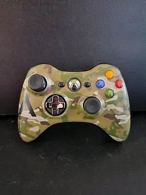 Microsoft Xbox 360 OEM Wireless Controller Camo Camouflage Halo Edition • $22.99