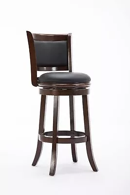 Boraam Augusta Bar Height Swivel Stool 29-Inch Cappuccino 30  Bar Height • $75.52