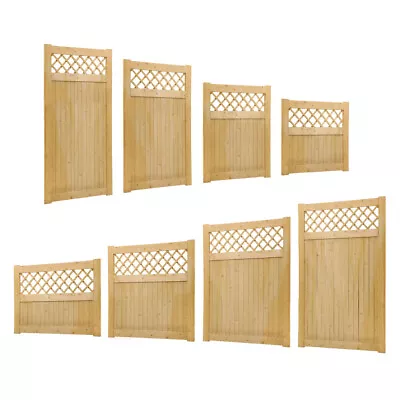 Wooden Garden Gate/Slatted Fence Panels Pedestrian Gate Timber Entrance Security • £69.99