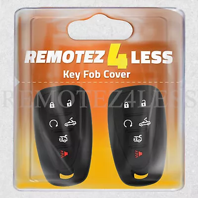 2 Key Fob Cover For 2016 2017 2018 2019 Chevrolet Camaro Remote Case Skin Jacket • $9.95