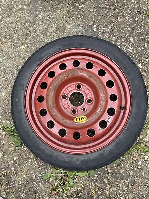 Saab 900 / 9000 Aero Anni Cse Genuine Red Spare Wheel 8971152 Tyre T 115 70 16” • $63.16