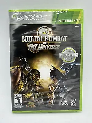 Mortal Kombat Vs. DC Universe (Platinum Hits) Xbox 360 (Brand New Factory Sealed • $24.95