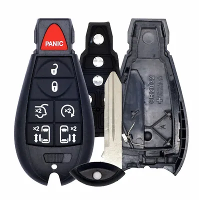 New Replacement 7b Chrysler Dodge Vw Remote Key Fob Case Shell Pad For Iyz-c01c • $8.69