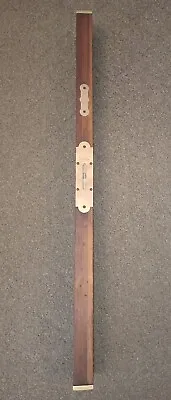 Beautiful Antique C.S. Co. Wood & Brass 28 Inch Level • $19.99