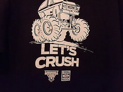 FORD Monster Jam Let's Crush Men's T Shirt XL Black • $11.38