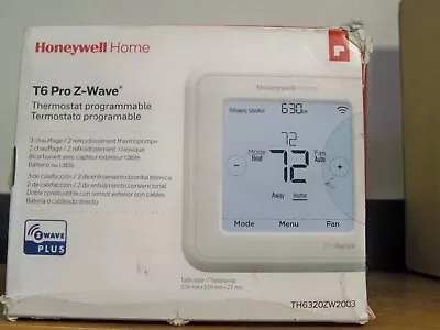 Dent Box SEALED Honeywell TH6320ZW2003 T6 Pro Series Z-Wave Thermostat *branded* • $80